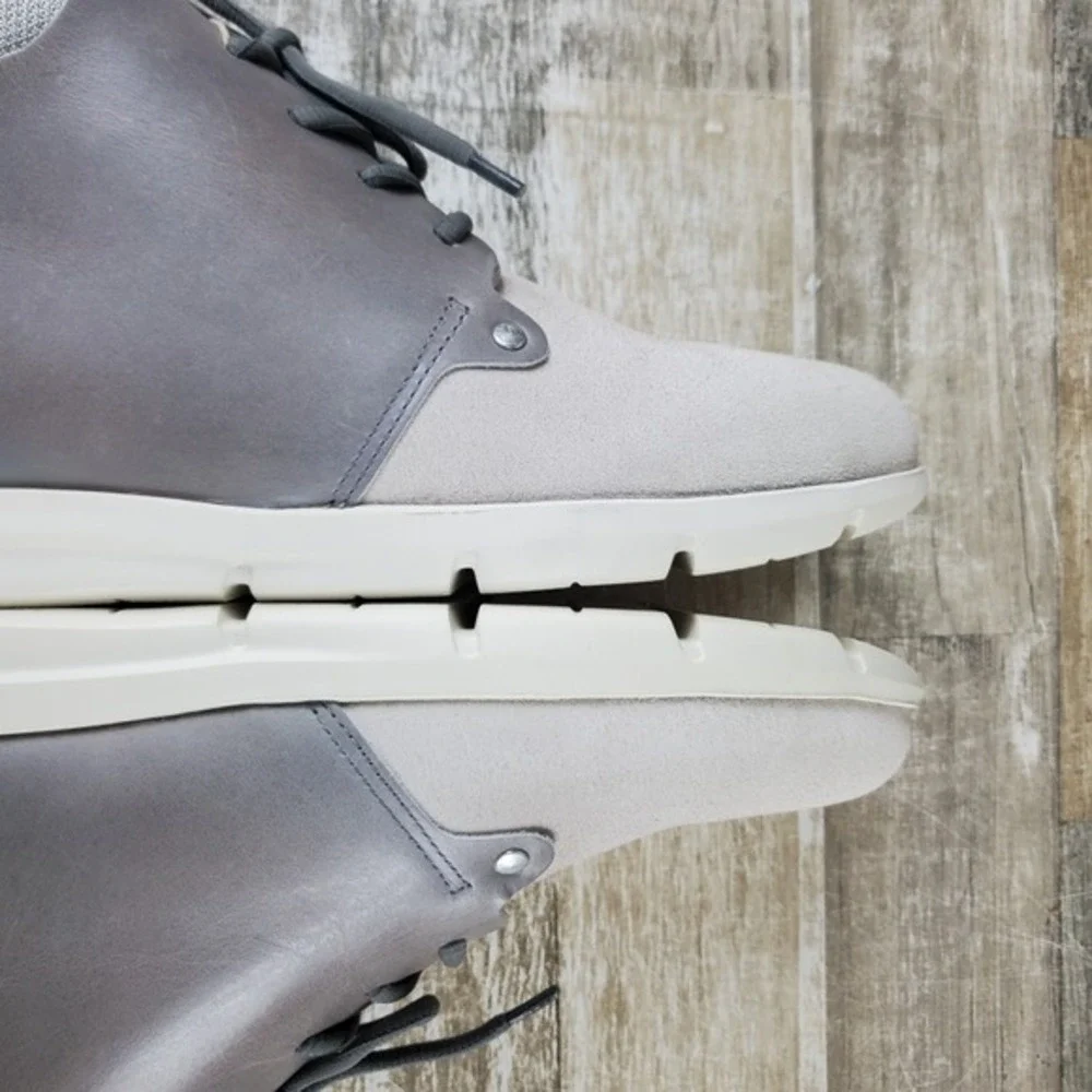 Birkenstock Estevan Unisex Shoes Sz Mens 8 / Womens 10 Off-White Lace Up Mid Top